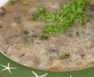 Drunken Mushroom Soup