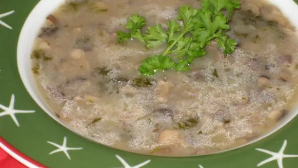 Drunken Mushroom Soup