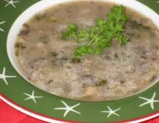 Drunken Mushroom Soup