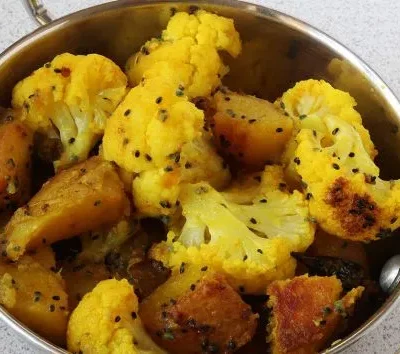 Dry Potato And Cauliflower