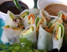 Duck Spring Rolls With Dipping Sauces