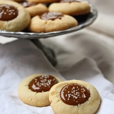 Dulce De Leche And Nutella Thumbprints