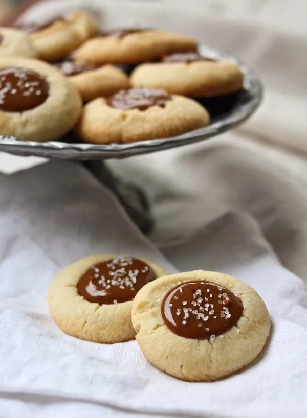 Dulce De Leche And Nutella Thumbprints