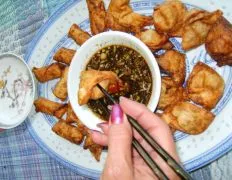 Dumplings With Ginger Dipping Sauce