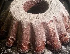 Dusted Chocolate Pound Cake