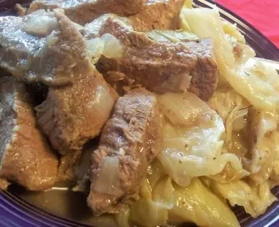 Dutch-Style Beef And Cabbage Crock Pot