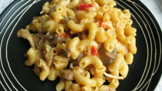 Easiest Chicken Macaroni Casserole