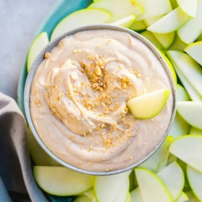 Easiest Peanut Dressing For Fruit In The