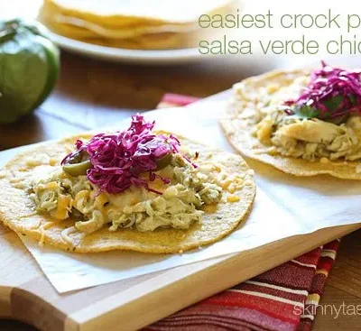 Easiest Salsa Verde Chicken Slow Cooker Or Instant Pot