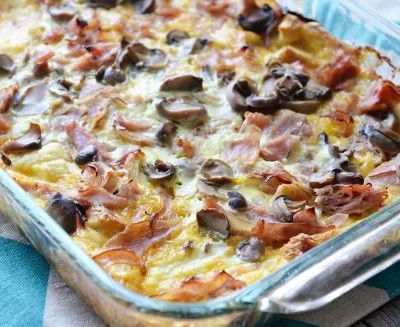 Easter Cheesy Breakfast Casserole