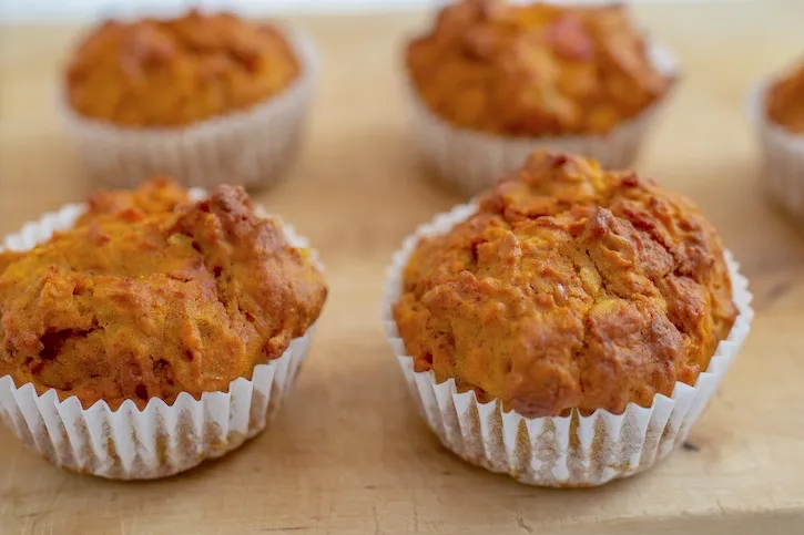 Easy 2 Ingredient Pumpkin Muffins