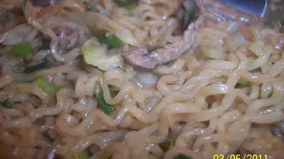 Easy Asian Beef & Noodles -Ww Recipe