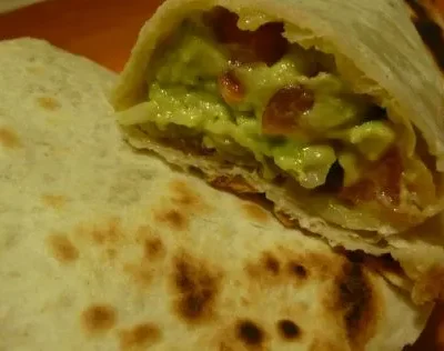 Easy Avocado Burrito