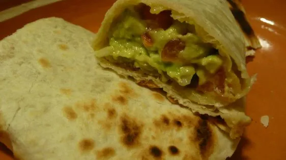 Easy Avocado Burrito