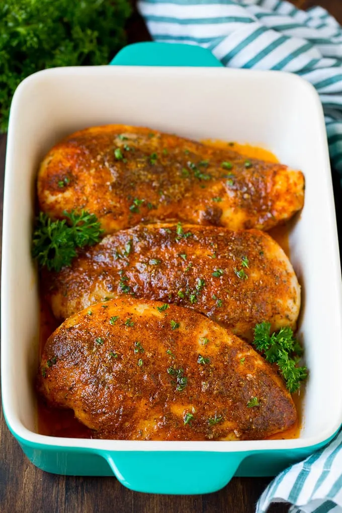 Easy Baked Cajun Chicken