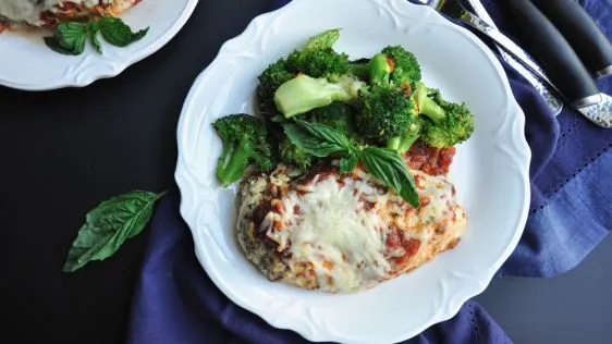 Easy Baked Chicken Parmesan No