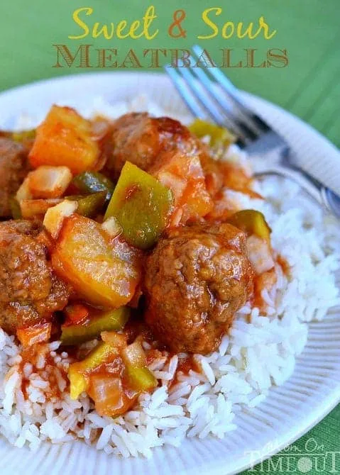 Easy Baked Sweet And Sour Meatballs