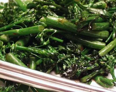 Easy Broccolini With Oyster Sauce