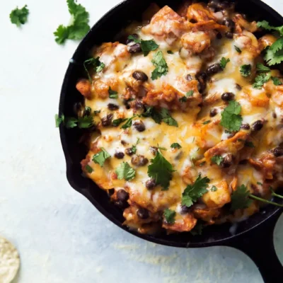 Easy Butternut Squash And Black Bean Vegetarian Enchiladas