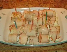 Easy Cheese &Amp; Turkey Appetizers