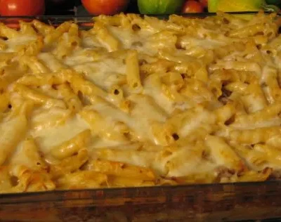 Easy &Amp; Cheesy Baked Ziti