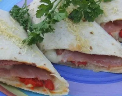 Easy Cheesy Homemade Stromboli Wraps Recipe