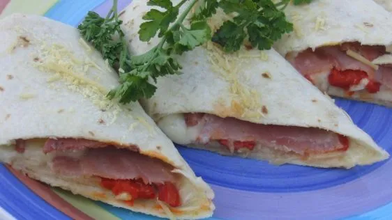 Easy Cheesy Homemade Stromboli Wraps Recipe