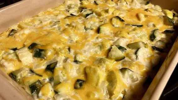 Easy Cheesy Zucchini Casserole