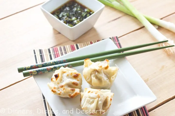 Easy Chinese Dumplings W/Dipping Sauce