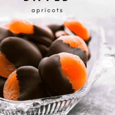 Easy Chocolate Dipped Apricots Apricot