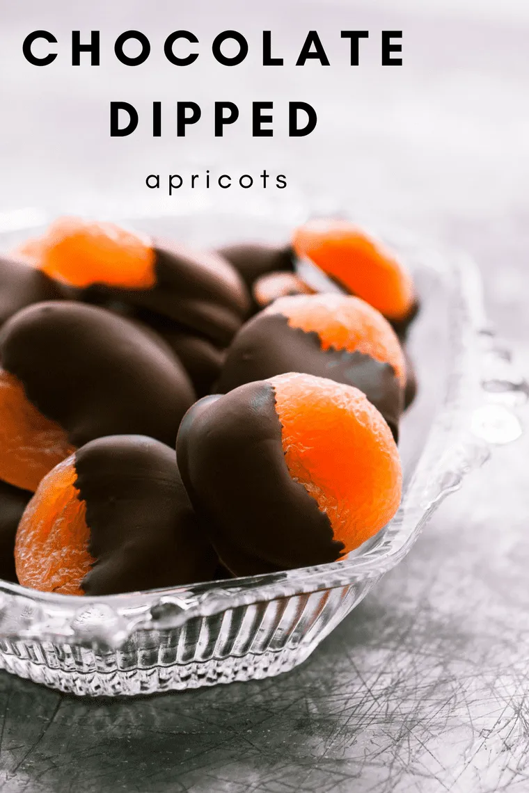 Easy Chocolate Dipped Apricots Apricot