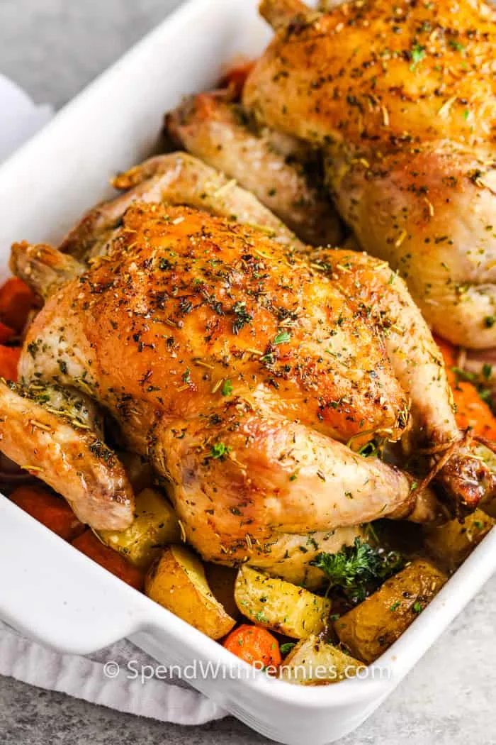 Easy Cornish Game Hens