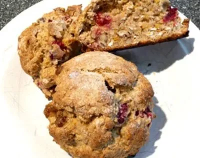 Easy Cranberry Orange Pecan Scones