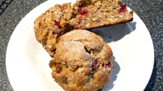 Easy Cranberry Orange Pecan Scones