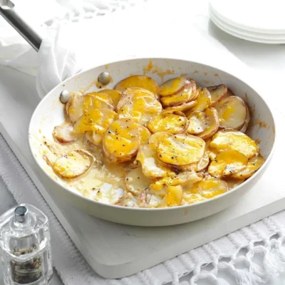 Easy Creamy Scalloped Potatoes Recipe - Stovetop Method