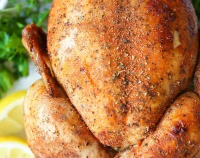 Easy Crock Pot Rotisserie Chicken