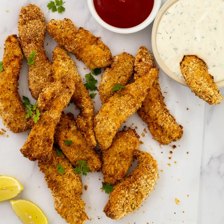 Easy Crunchy Chicken Fingers