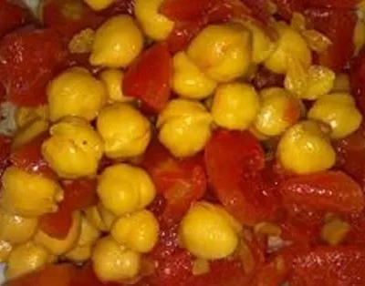 Easy Curried Chickpeas Chana Masala