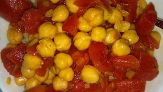 Easy Curried Chickpeas Chana Masala