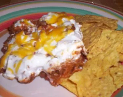 Easy Enchilada Casserole With Doritos