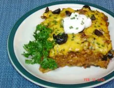 Easy Enchilada Casserole With Olives