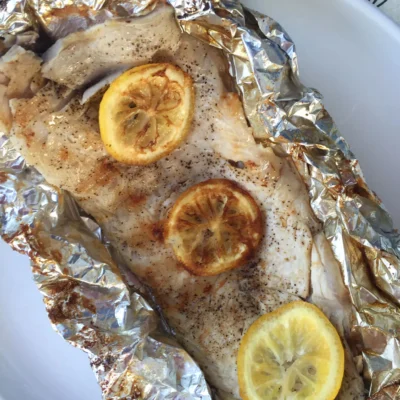 Easy Grilled Fish Fillet In Foil Packets