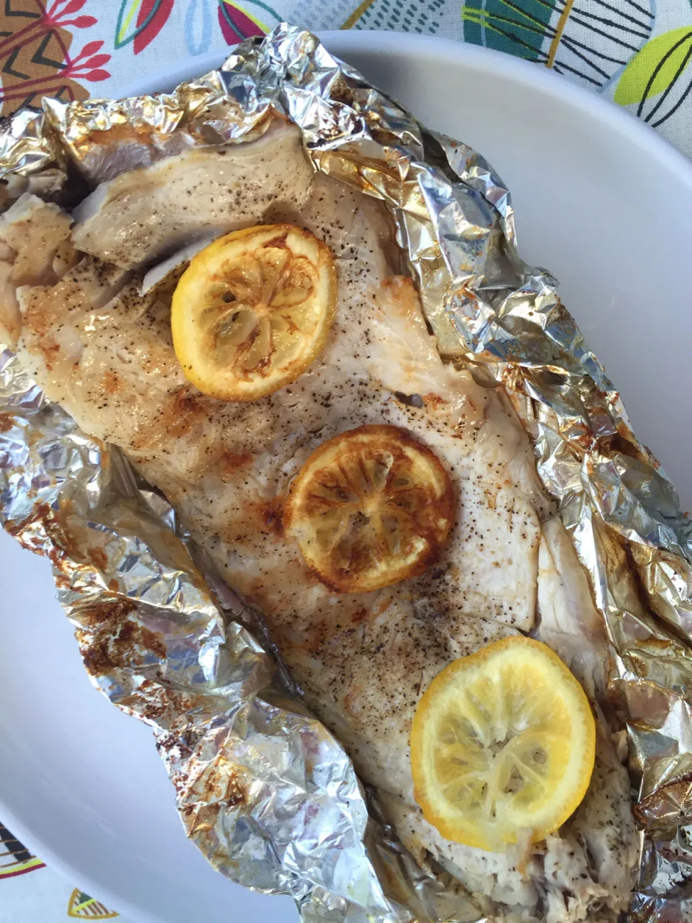 Easy Grilled Fish Fillet In Foil Packets