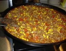 Easy Hamburger Corn Casserole