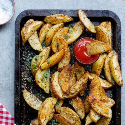 Easy Home Style Potato Wedges With Herbs