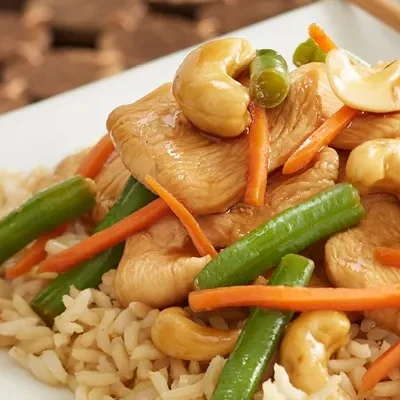 Easy Homemade Cashew Chicken With Teriyaki Glaze