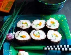 Easy Homemade Vegetarian California Sushi Rolls Recipe