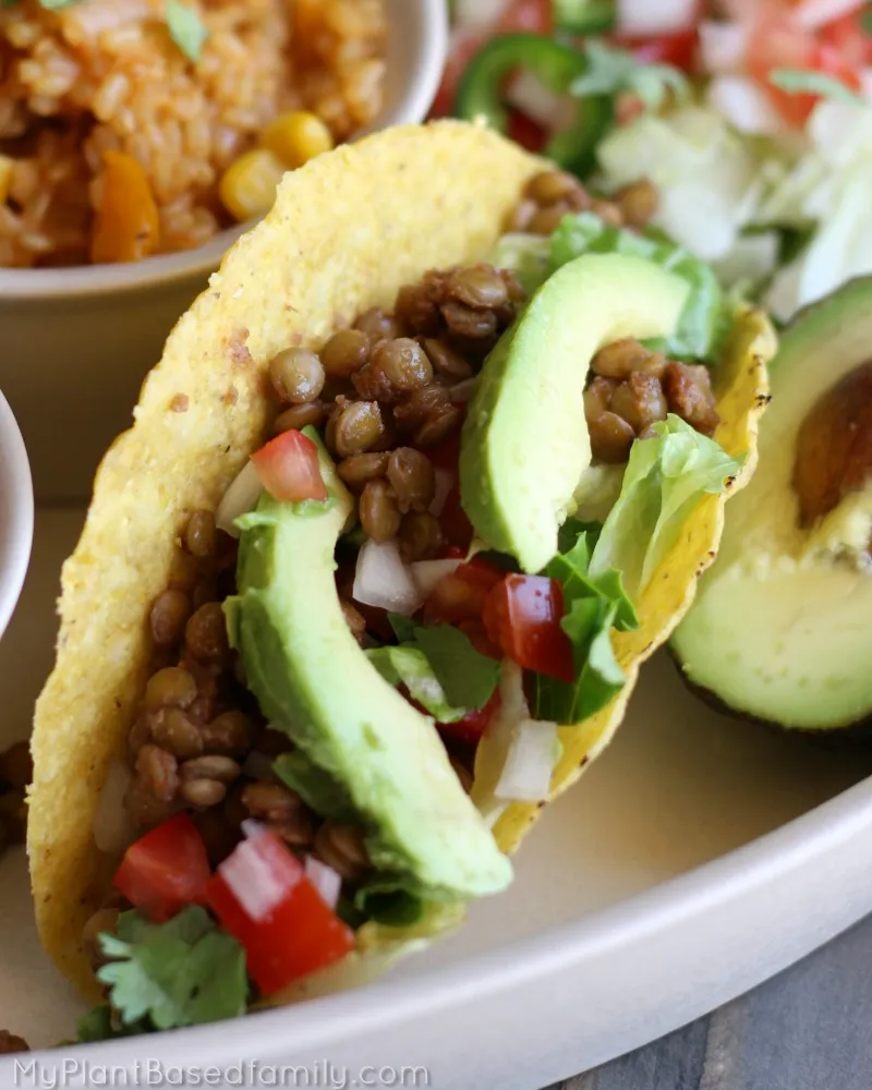 Easy, Inexpensive Lentil Tacos