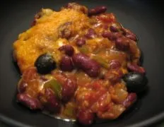 Easy Kidney Bean And Cheese Casserole