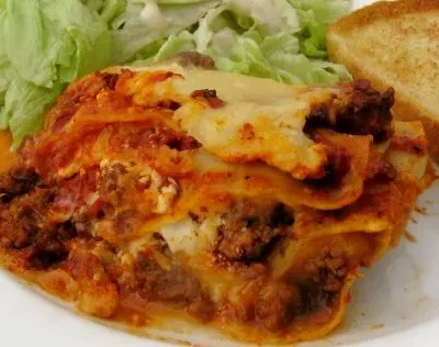 Easy Lasagna With Cottage Cheese